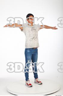 Whole body tshirt jeans  t pose reference 0008